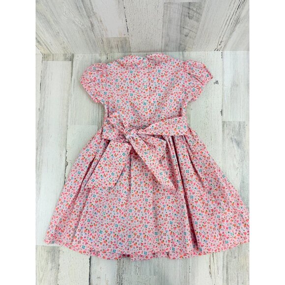 The Beaufort Bonnet Company Dottie Hart Smocked Dress Fall Fest Floral Girls 7 - Picture 7 of 11